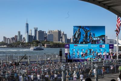 VERGNE Jean Eric (fra), winner championship season  2018/19, DS e-tense FE19 team DS TECHEETAH, portrait during the 2019 Formula E championship, at New-York city, United States, from july 12 to 14 - Photo Marc de Mattia / DPPI